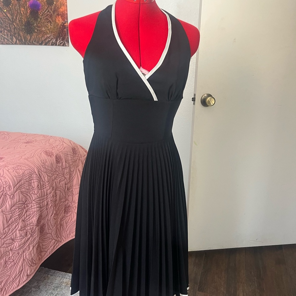 Rampage vintage Black Pleated Dress